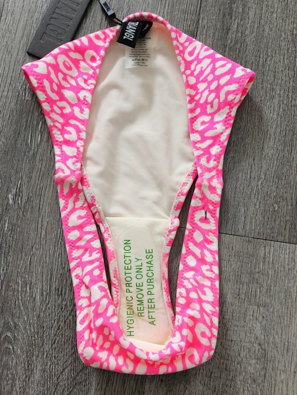 New!SET Triangle Maci Pink  Leopard Print Bikini Set - Picture 12 of 15